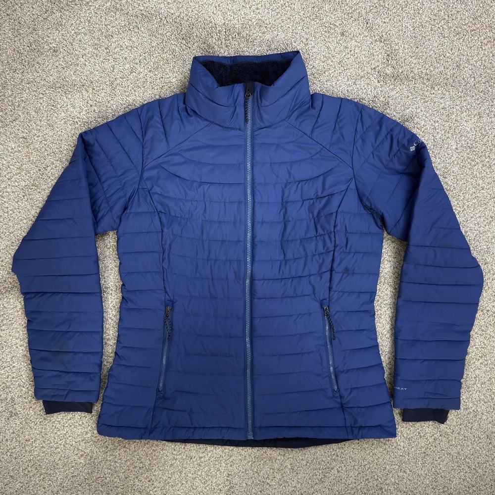 Columbia Puffer Jacket - Blue - Size L